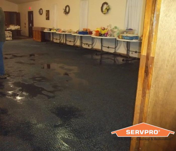 flood and water damage in Las Vegas commercial building